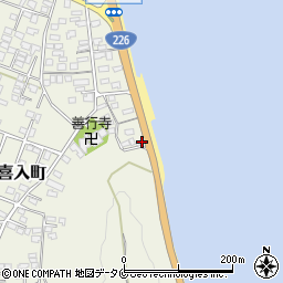 鹿児島県鹿児島市喜入町247周辺の地図