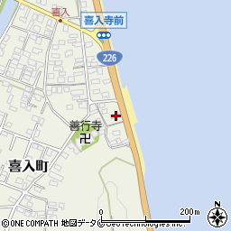 鹿児島県鹿児島市喜入町236周辺の地図