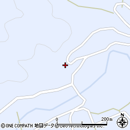 鹿児島県南さつま市加世田津貫2184周辺の地図