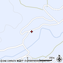 鹿児島県南さつま市加世田津貫2192-3周辺の地図