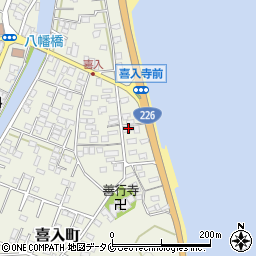 鹿児島県鹿児島市喜入町217周辺の地図