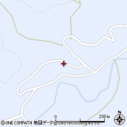 鹿児島県南さつま市加世田津貫2121周辺の地図