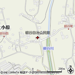 柳谷自治公民館周辺の地図