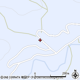 鹿児島県南さつま市加世田津貫1998-1周辺の地図