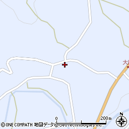 鹿児島県南さつま市加世田津貫656-4周辺の地図