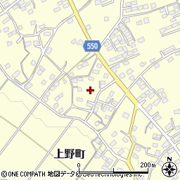 鹿児島県鹿屋市上野町4736周辺の地図