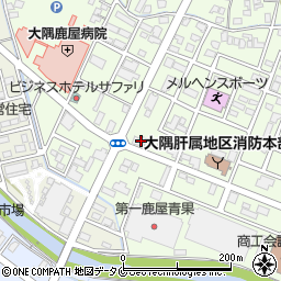 ＥＮＥＯＳ鹿屋新川ＳＳ周辺の地図