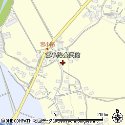 宮小路公民館周辺の地図