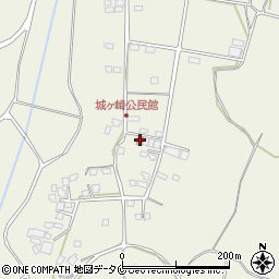 城ケ崎公民館周辺の地図
