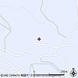 鹿児島県南さつま市加世田津貫794周辺の地図