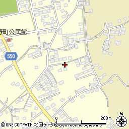 鹿児島県鹿屋市上野町4845周辺の地図