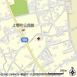 鹿児島県鹿屋市上野町4860周辺の地図