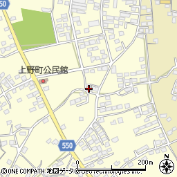 鹿児島県鹿屋市上野町4873周辺の地図