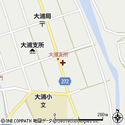 大浦薬局周辺の地図