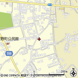 鹿児島県鹿屋市上野町4875周辺の地図