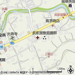 武家屋敷駐車場周辺の地図