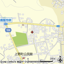 鹿児島県鹿屋市上野町4909周辺の地図