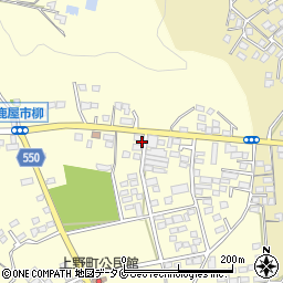 鹿児島県鹿屋市上野町4927周辺の地図