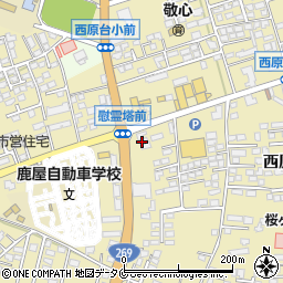 郷原石油店周辺の地図