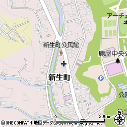 有限会社南星自動車部品商会　新生町店周辺の地図