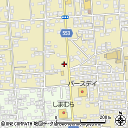 鹿児島東部ヤクルト販売株式会社　鹿屋営業所周辺の地図