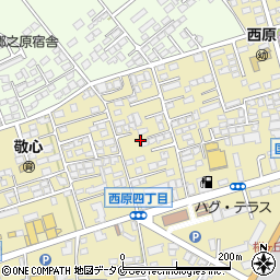 鹿児島県鹿屋市西原4丁目10周辺の地図