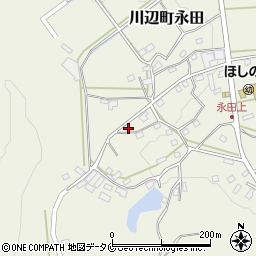 鹿児島県南九州市川辺町永田2517-1周辺の地図