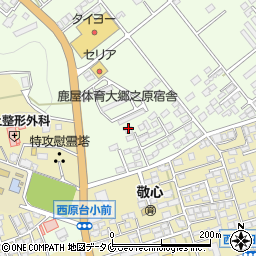 鹿児島県鹿屋市郷之原町12395-5周辺の地図