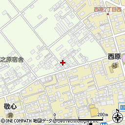 鹿児島県鹿屋市郷之原町12248-12周辺の地図