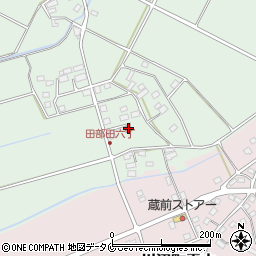 田部田六丁公民館周辺の地図