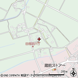 鹿児島県南九州市川辺町田部田5101周辺の地図