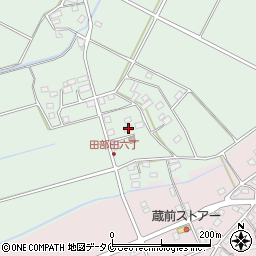 鹿児島県南九州市川辺町田部田5102-1周辺の地図