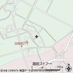 鹿児島県南九州市川辺町田部田5138-1周辺の地図