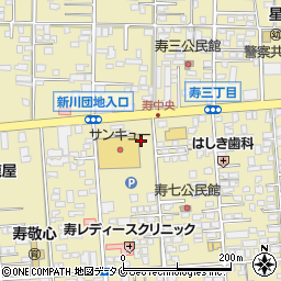 お茶の和香園サンキュー寿店周辺の地図