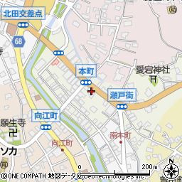 鹿屋本町一番商店街振興組合周辺の地図