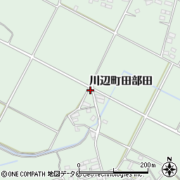 鹿児島県南九州市川辺町田部田4629周辺の地図