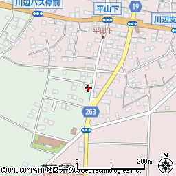 鹿児島県南九州市川辺町田部田4756周辺の地図