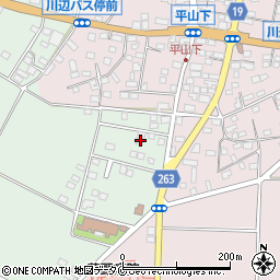 鹿児島県南九州市川辺町田部田4758周辺の地図