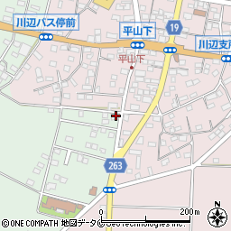 鹿児島県南九州市川辺町田部田4755周辺の地図