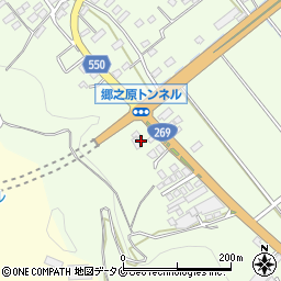 鹿児島県鹿屋市郷之原町12528-3周辺の地図