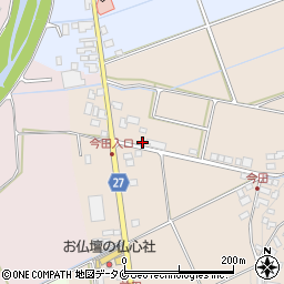 鹿児島県南九州市川辺町今田168周辺の地図