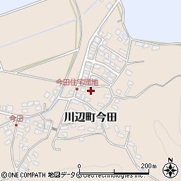 鹿児島県南九州市川辺町今田1095-2周辺の地図