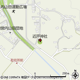 近戸神社周辺の地図