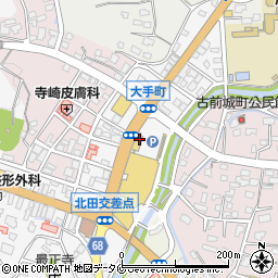 南日本銀行鹿屋支店周辺の地図
