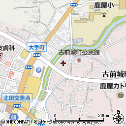 鹿児島県鹿屋市古前城町2周辺の地図