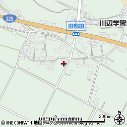 鹿児島県南九州市川辺町田部田3327周辺の地図