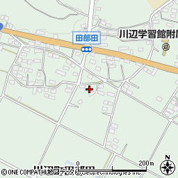 鹿児島県南九州市川辺町田部田4460周辺の地図