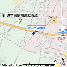 鹿児島県南九州市川辺町田部田4249周辺の地図