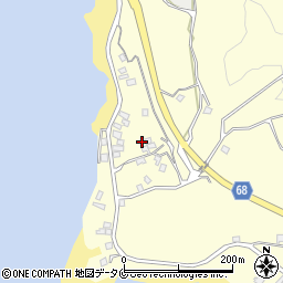 鹿児島県鹿屋市船間町1021-1周辺の地図