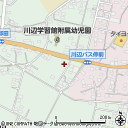 鹿児島県南九州市川辺町田部田4498周辺の地図